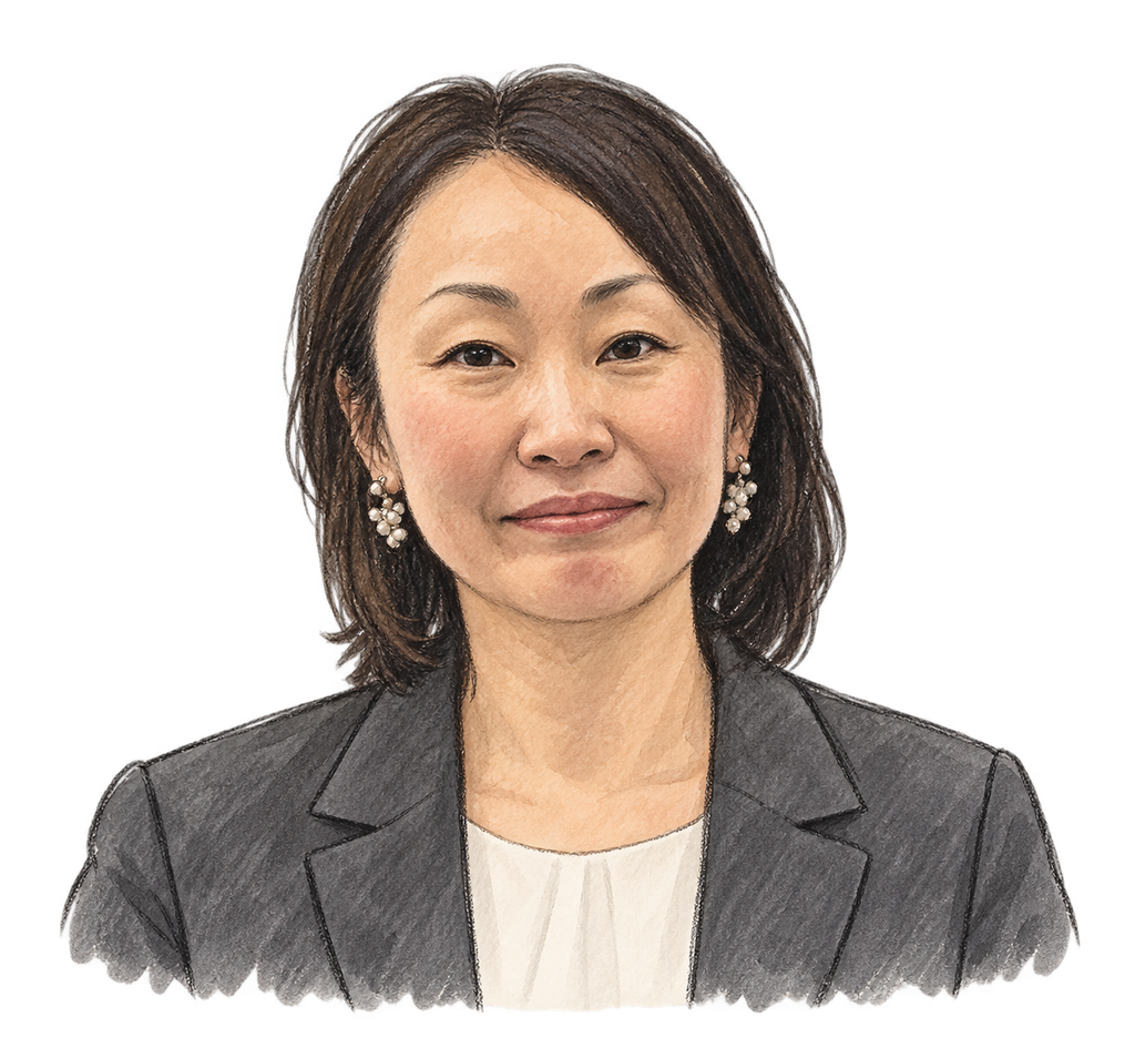 税理士 小島智子の似顔絵